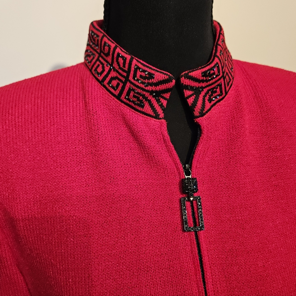 Vintage St John Evening Red Jacket - Picture 3 of 9